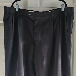 Palm Beach Reflex Mens Dress Pant Cuffed Pleated Button/Zip Closure 44R EUC